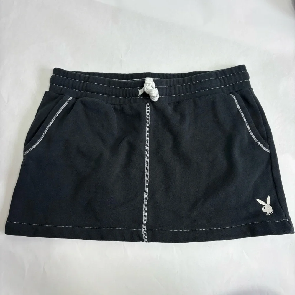 Playboy by pacsun black mini skirt - Picture 2 of 6